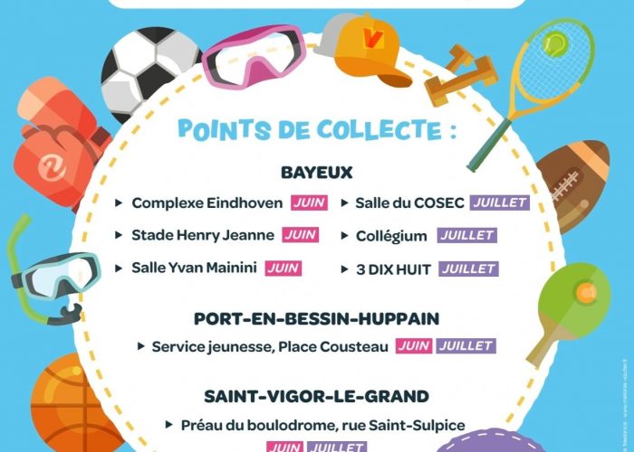Collecte matériel sport